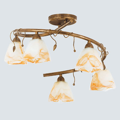 Светильники для дома и дачи: декоративный потолочный светильник Alfa Styl 5401 Польша